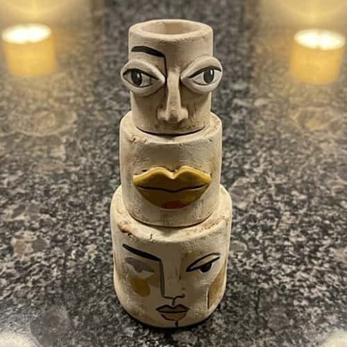 7. Abstract Face Column