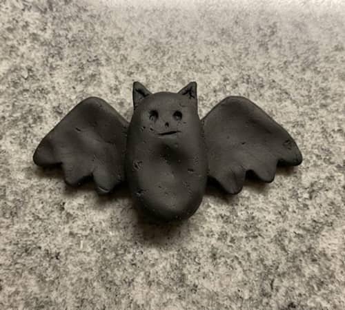 7. Little Clay Bat Magnet