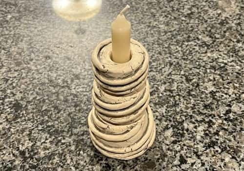 7. Spiral Totem Candle Holder