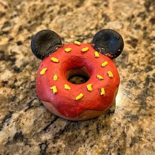 7. Turn Mickey Into a Tiny Clay Donut