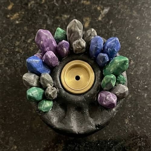 7. Witchy Crystal Clay Burner