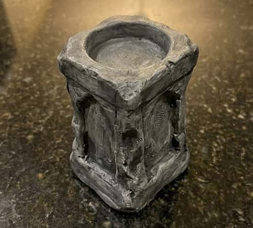 8. Crooked Gothic Candle Holder