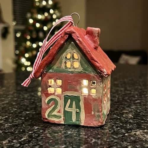 8. Elf House Number Lantern