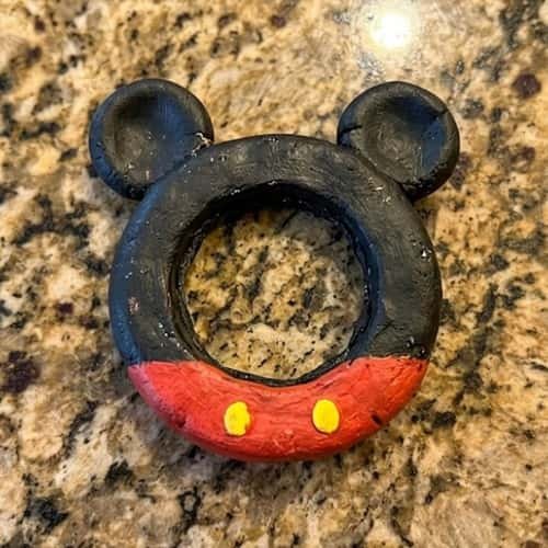 8. Mickeys Mini Clay Picture Frame