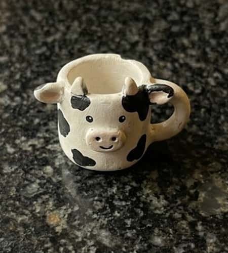 9. Clay Cow Coffee Mug