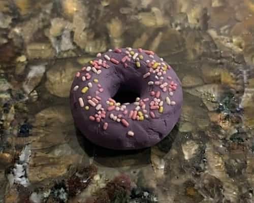 9. Purple Clay Mini Donut
