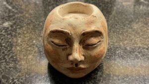 Boho Clay Candle Holder - featured