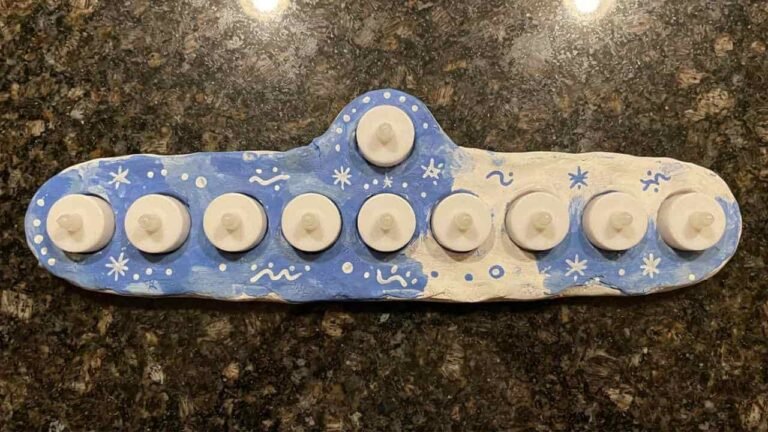 Clay Candle Holders for Hanukkah - featured