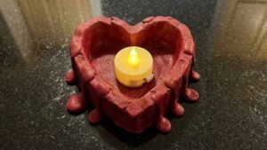 Clay Candle Holders for Valentines Day - Featured