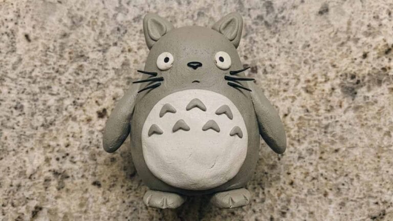 Clay Totoro Craft - featured