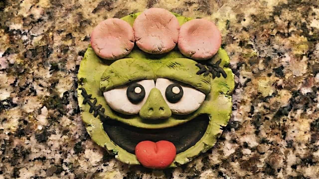 Clay Zombie Craft For KIDS - featured