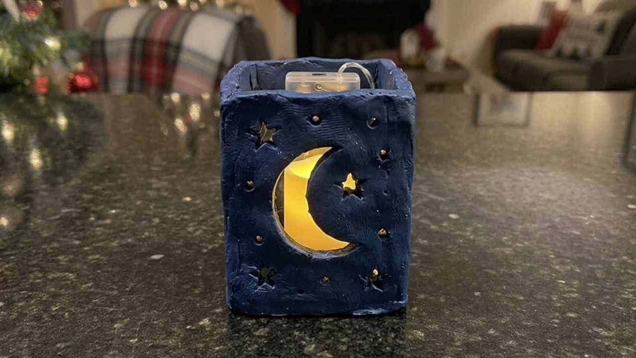 DIY Air Dry Clay Lantern Ideas for Christmas - featured