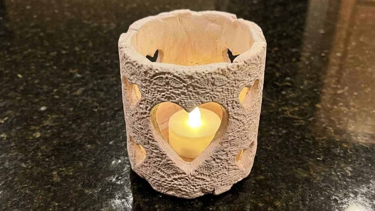 DIY Romantic Clay Lanterns For Valentines Day - Featured
