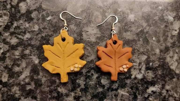 FIMO Clay Earrings Craft - featured
