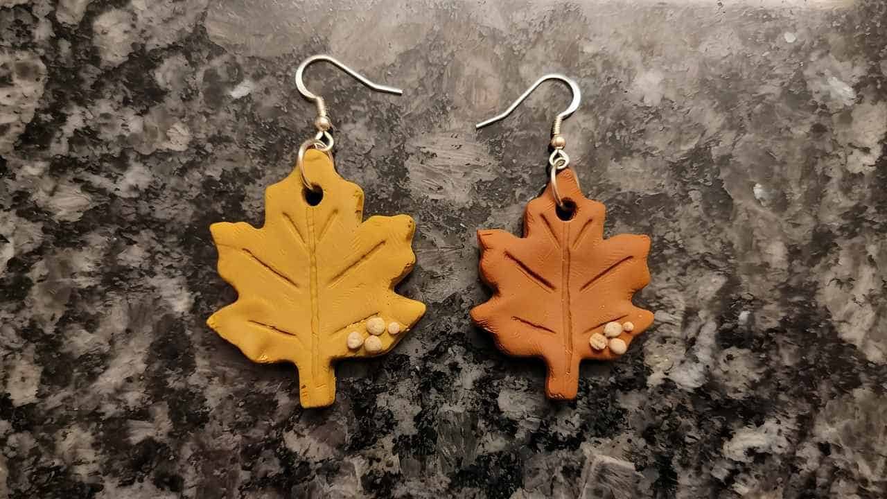 FIMO Clay Earrings Craft - featured