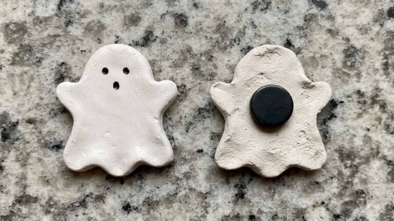 Halloween Clay Magnet Craft - Featured