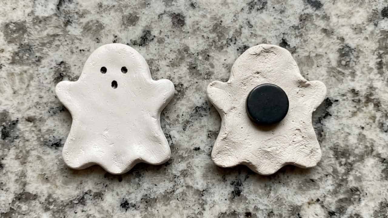 Halloween Clay Magnet Craft - Featured