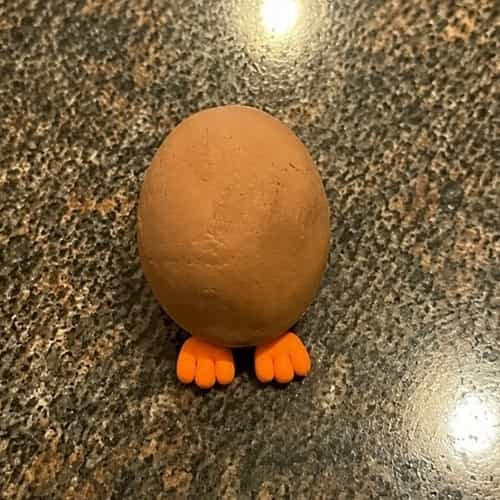 Step 2 - Give the Turkey Tiny Feet
