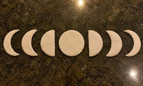 Step 3 - Create the Seven Moon Shapes