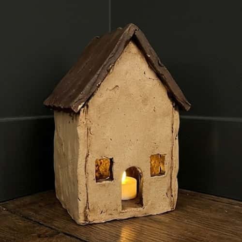 10. Tiny Corner House Lantern