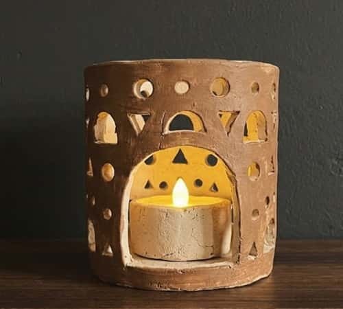 12. Double-Wall Pattern Lantern