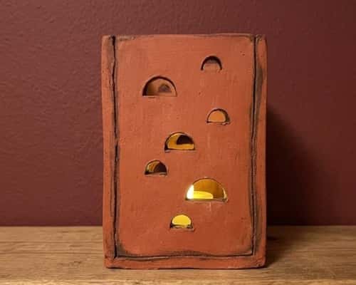 6. Half-Moon Side Cutout Lantern