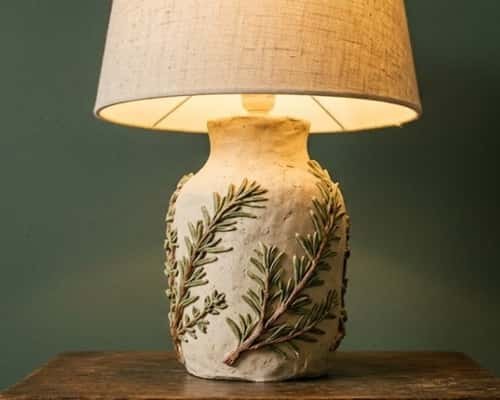 7. Cottagecore Herb Garden Lamp