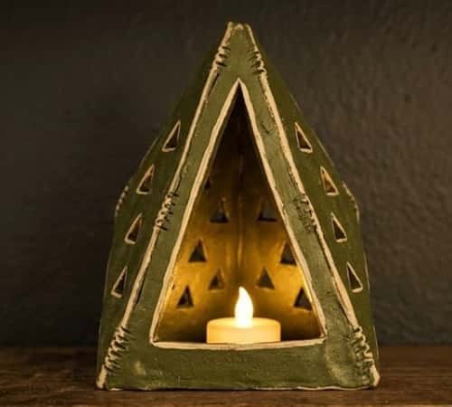 7. Triangular Prism Lantern
