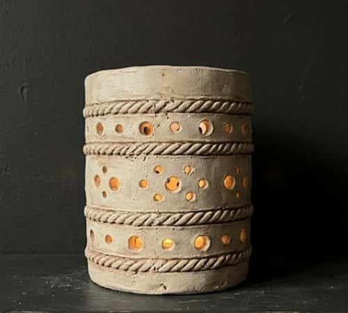 8. Textured Rope Lantern