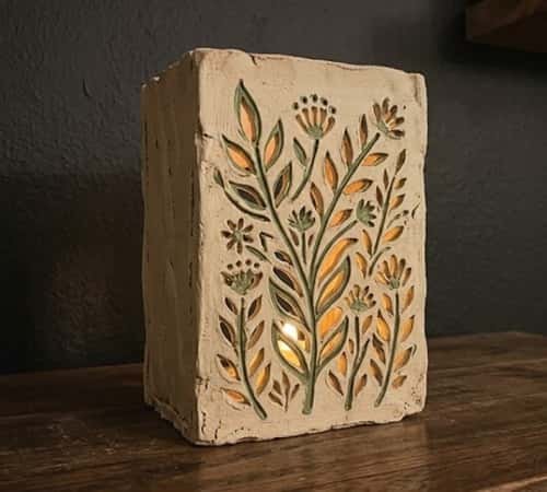 9. Botanical Cutout Lantern