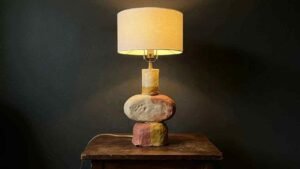Clay Table Lamp Base Craft - featured